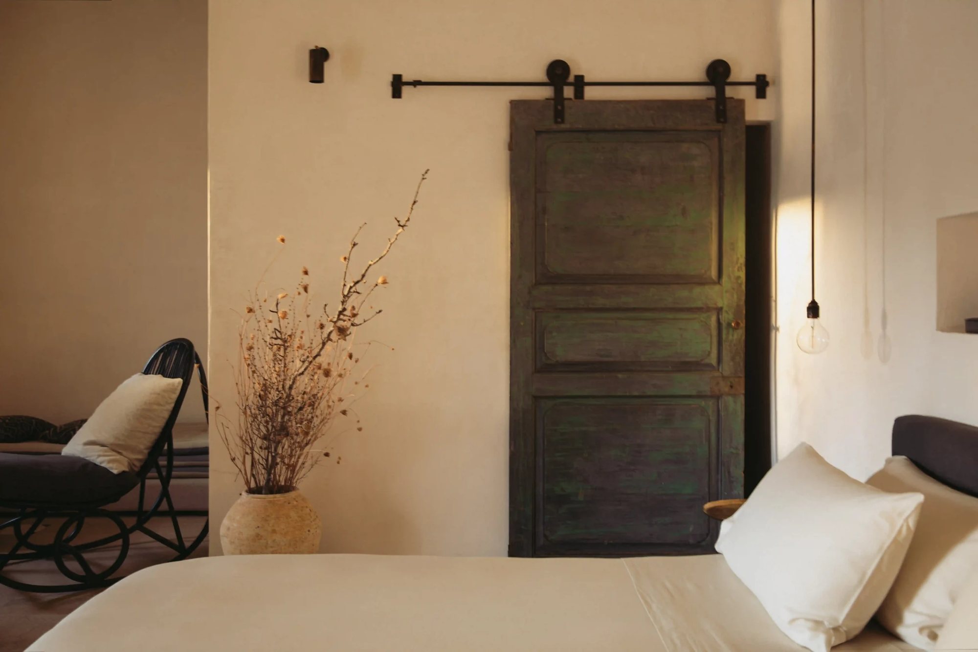 The Poesie room at Dimora delle Balze, one of the estate’s 11 individually designed guest rooms